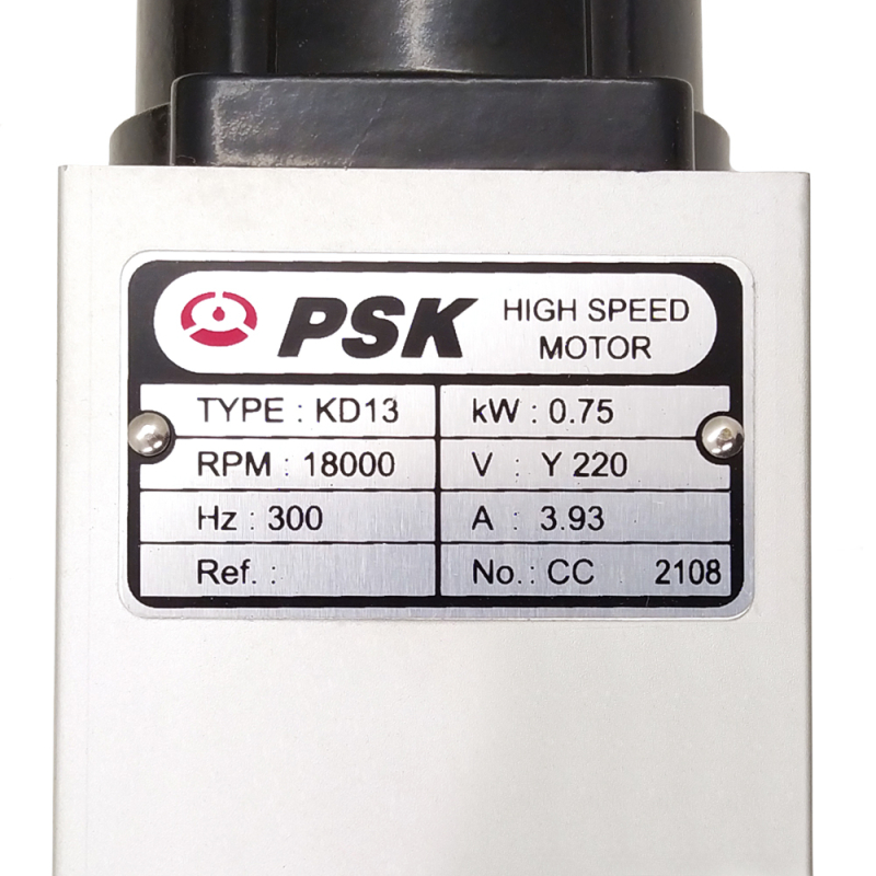 Linker Motor für Fräsaggregat KD-13 für Kantenanleimmaschinen der HIGHSPEED-Serie