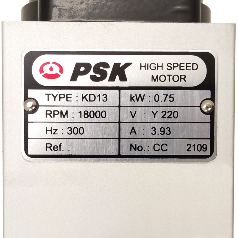 Rechter Motor für das Fräsaggregat KD-13 für Kantenanleimmaschinen der HIGHSPEED-Serie