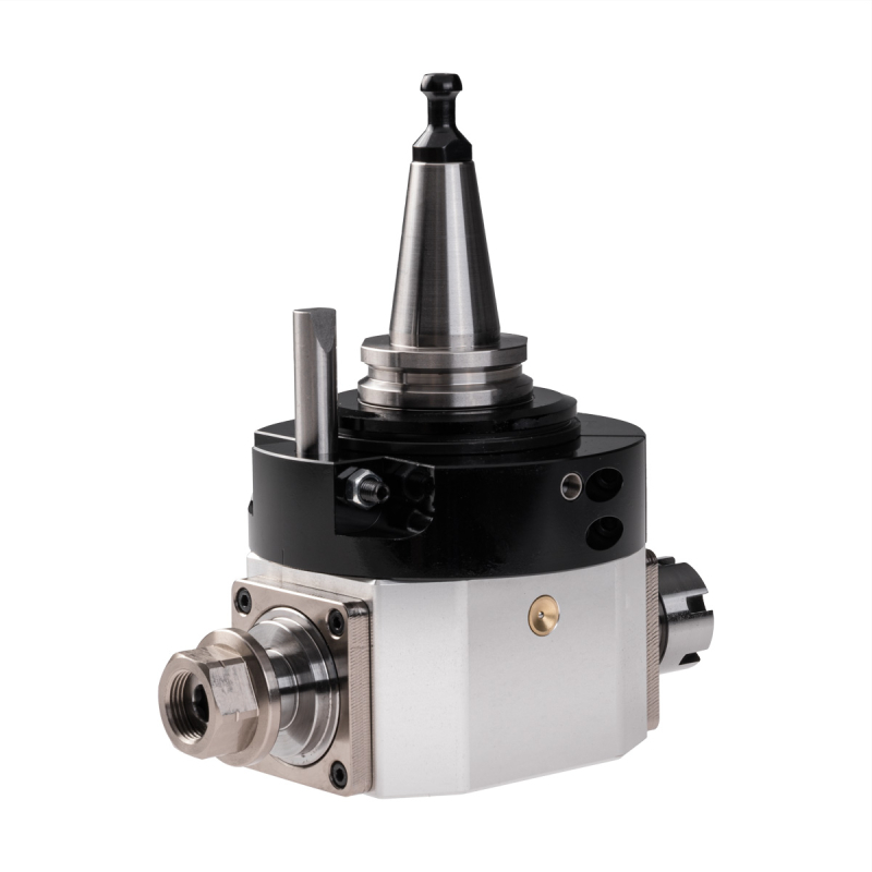 Horizontaler CNC-Zweifachwinkelkopf 90° RAM28-2-SCF22/ER25M-ISO30 für CNC-Bohrzentren