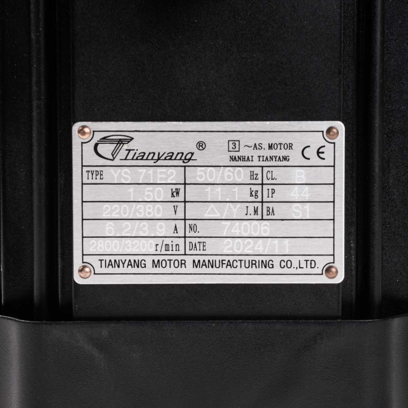 Elektromotor für Horizontalbohrkopf B5YS71E2/1,5 kW 380 V für Bohrmaschinen KDT-6462K