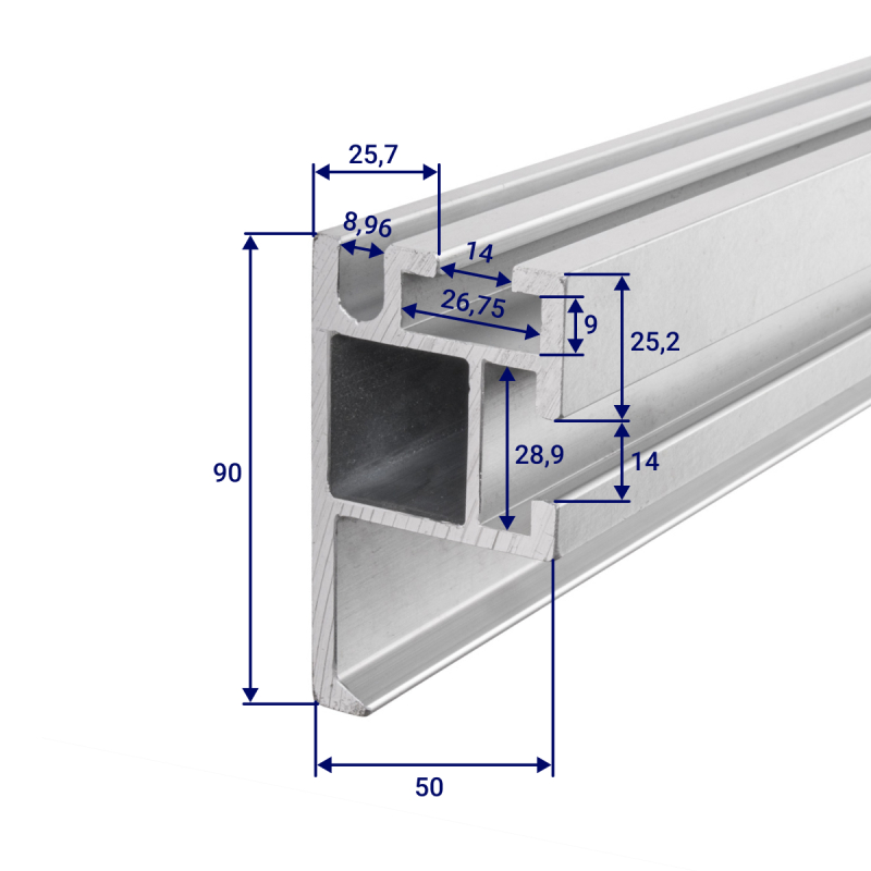 Parallelanschlagprofil 5 mm für Formatkreissägen