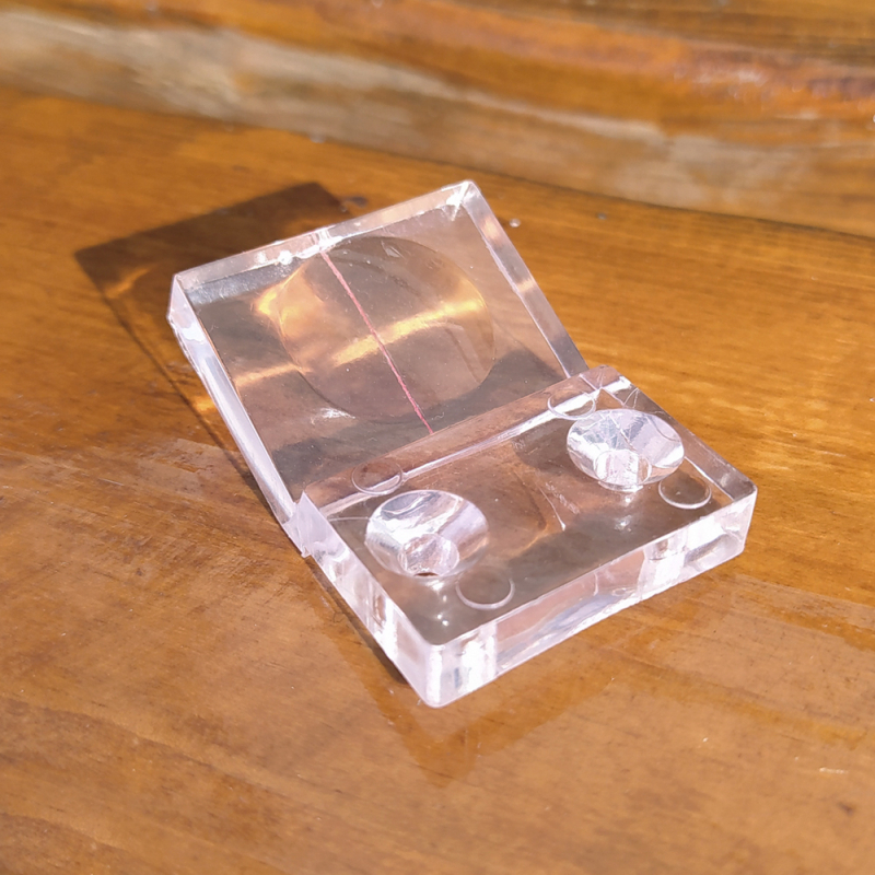 Ableselupe für Anschlaglineal 45x31x8 mm für Formatkreissäge