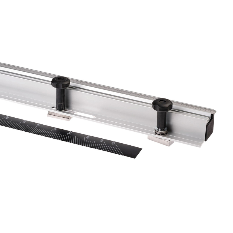 Winkelanschlag 900 mm mit Klappanschlag und Skala für Formatkreissäge