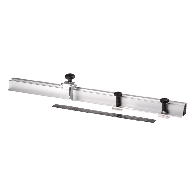 Winkelanschlag 900 mm mit Klappanschlag und Skala für Formatkreissäge