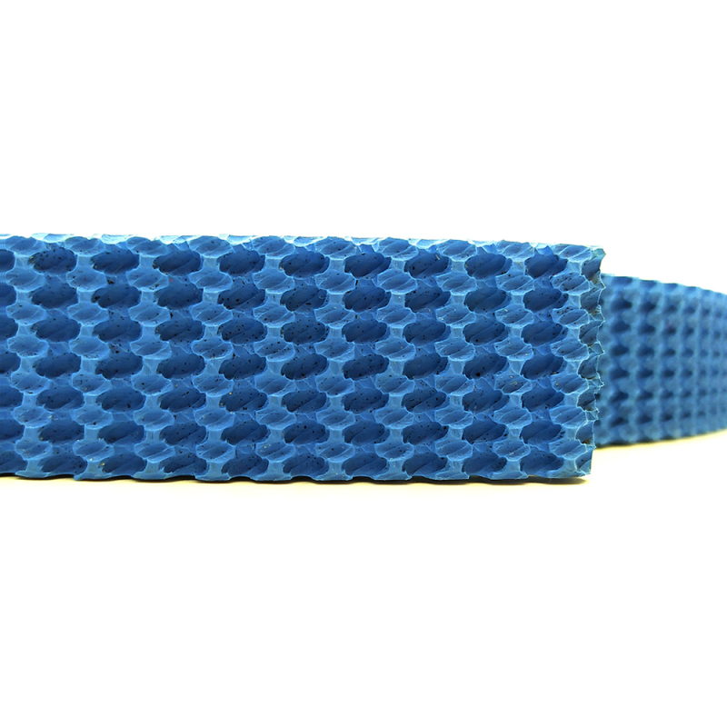 Druckbalken-Gummistreifen (blau) 8x20 mm, selbstklebend, für Plattenaufteilsägen