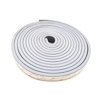 Druckbalken-Gummistreifen (grau) 6x20 mm, selbstklebend, für Plattenaufteilsägen