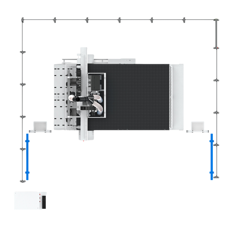CNC-Portalbearbeitungszentrum für Nesting KN-2710DL Label