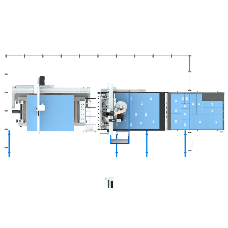 KDT NESTING LINE – Automatische Linie auf Basis des CNC-Bearbeitungszentrums KN-3710DE