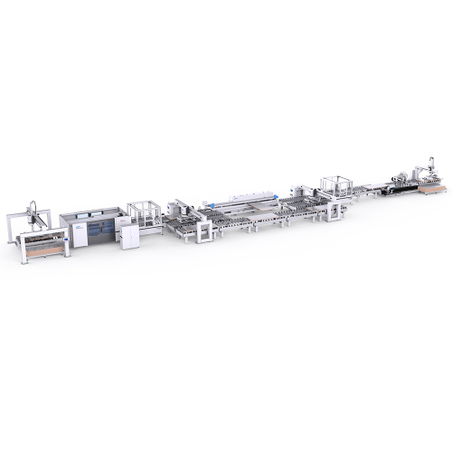 Automatische Linie zur Bearbeitung von Türplatten
