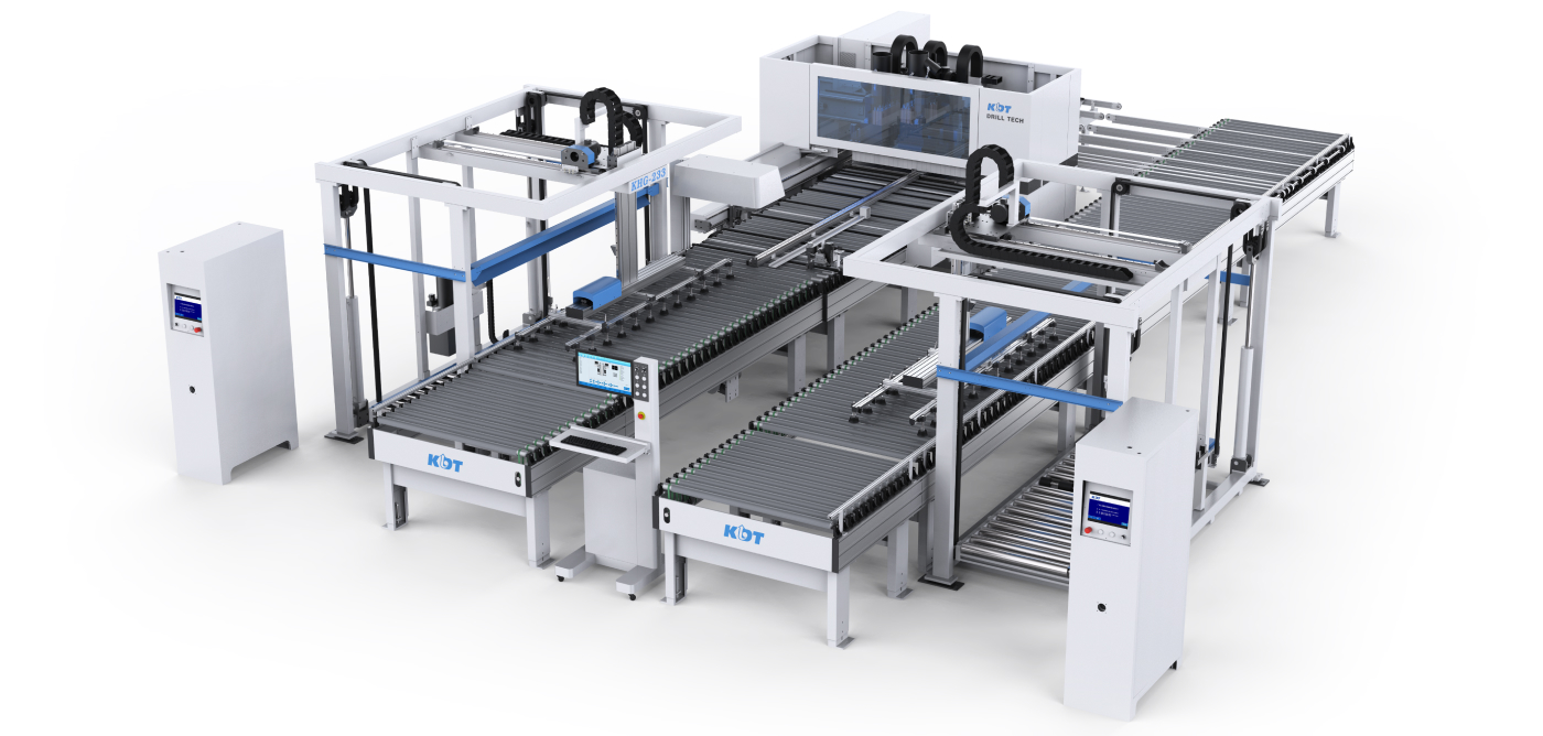 Maschine mit automatischer Portalbe-/-entladung