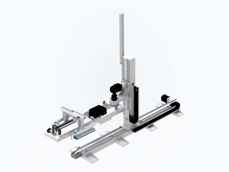 Vierachsiger Roboter-Vakuummanipulator mit Etikettendrucker KHR-2313T