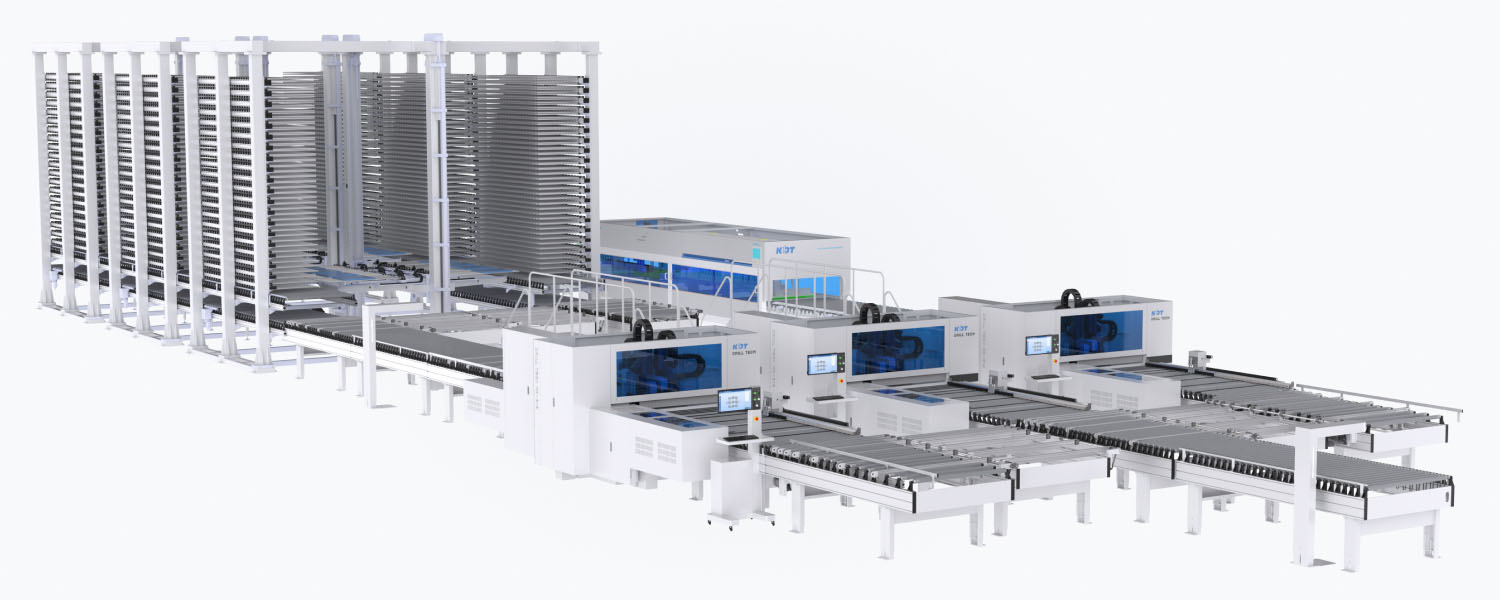 Intelligenter Puffer zum Sammeln und Sortieren von Werkstücken KHS-6310S