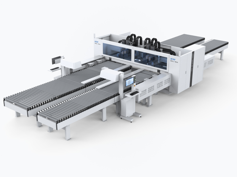 CNC-Bohrzentrum KD-812A mit zwei Werkbänken