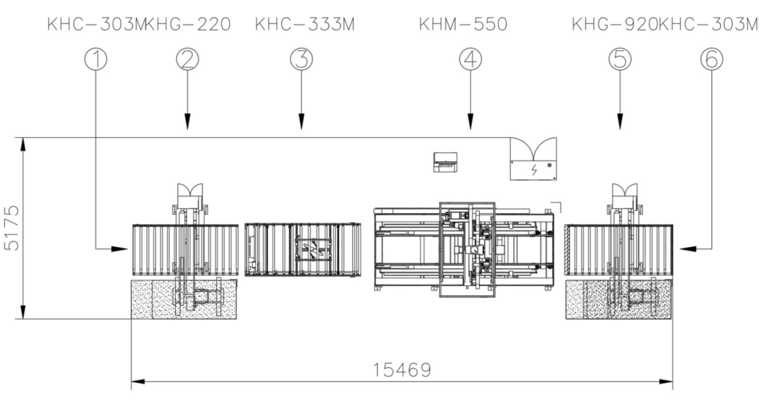 Maschinenaufstellplan