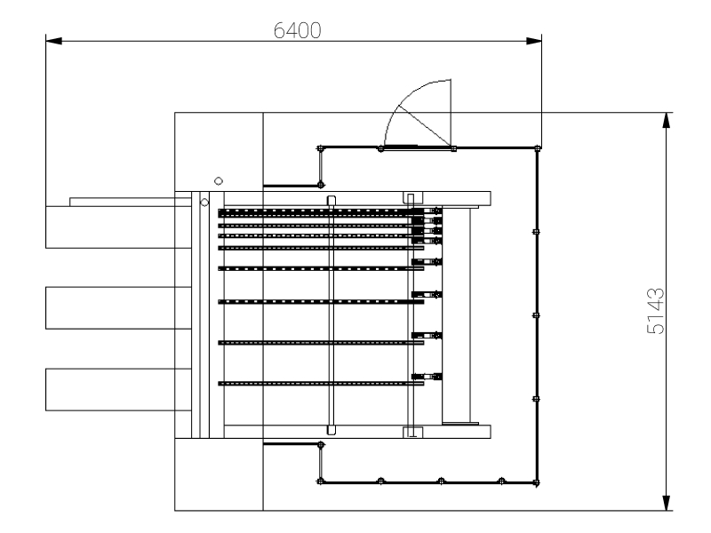 Zeichnung: KS-828C Druckbalkensäge