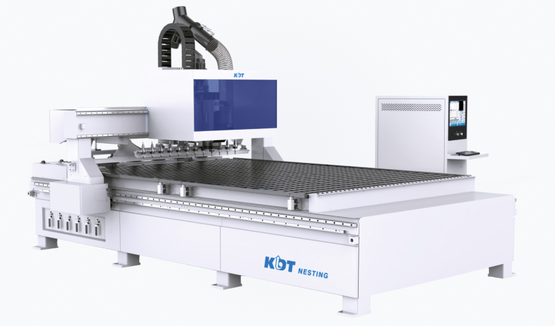 KN-2710DL CNC-Bearbeitungszentrum mit Etikettierung