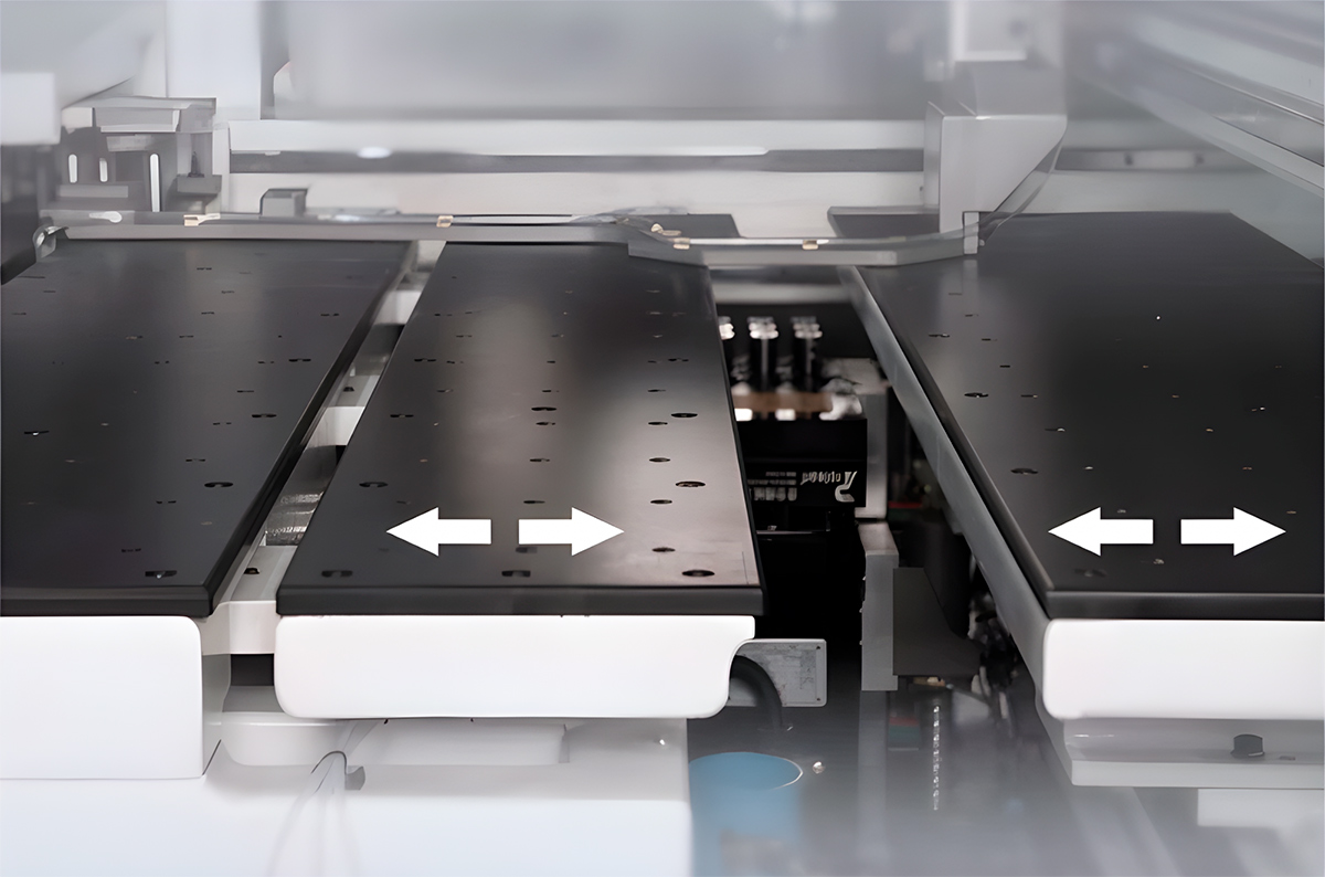 Verschiebbare Platten und Luftkissentisch