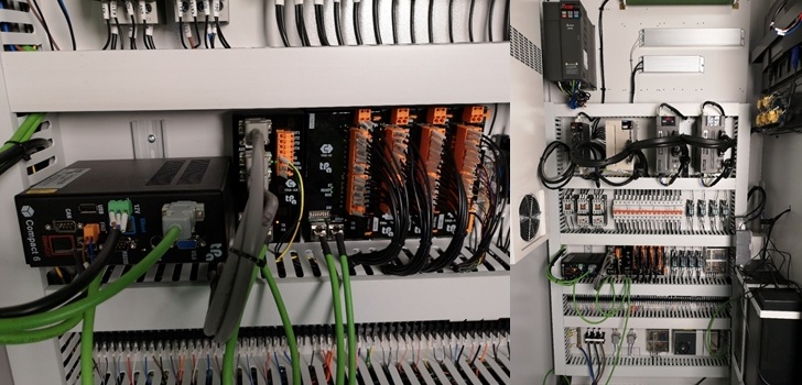 Schaltschrank und elektrische Komponenten