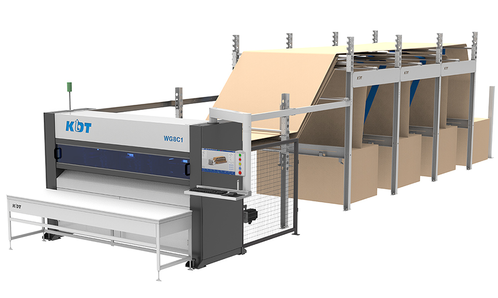 Maschine zur Herstellung von Kartonverpackungen WG8C1H4P4