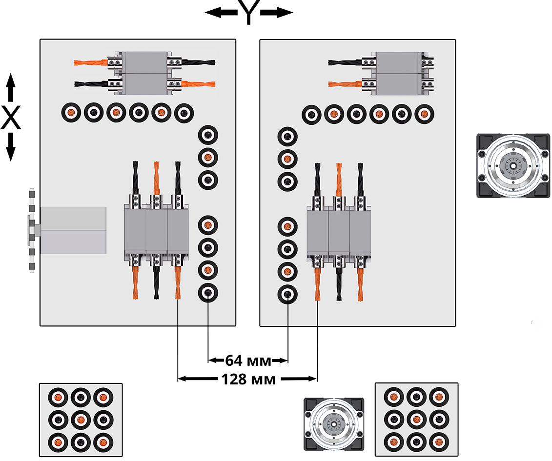 Bohrkopfdiagramm KDT KD-612th